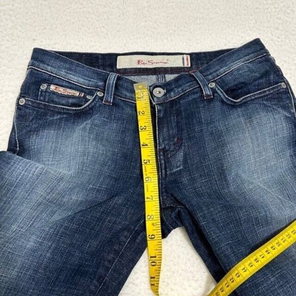 Ben Sherman Jeans Women's Flared Boot Cut Low Rise Blue Denim 29w x 34L - Picture 4 of 8